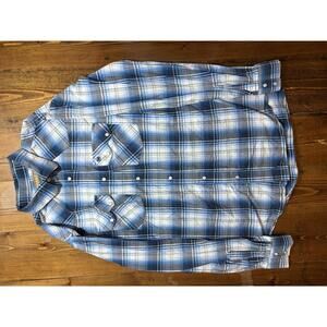 Wrangler Retro Western Shirt Mens Small (See Measurements) Plaid Snap